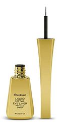 Stargazer Super Pearl Silver Metallic Liquid Eyeliner con pennello sottile applicatore