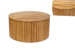 MESA REDDA MADERA ACACIA+DM