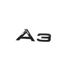 Audi 8Y0071803 napis A3 czarny Tuning Exclusive Black Edition emblemat