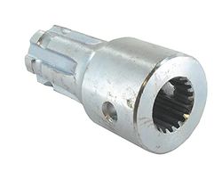 GREENSTAR – Reductor/Extensor – 18 dientes (25 mm Z=18) / 6 dientes (1'' 3/8 Z=6) – Con cierrado por pasador (no incluido) – Adaptable para tractores KUBOTA B6000 & MITSUBISHI MT