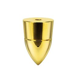 Dynavox Assorbitore sub-watt, set da 4 pezzi, disaccoppiatore regolabile in altezza per altoparlanti e scatole o dispositivi HiFi, montaggio a vite, ottone