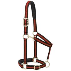 Weaver Leather Licol rembourré réglable en Nylon, Rouge, 2,5 cm pour Cheval Moyen