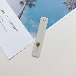 Anybase Support de poignée de téléphone Portable, Bande de préhension rétractable, Compatible avec la Plupart des Smartphones, Gris Brouillard