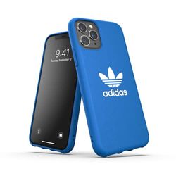 adidas Custodia Originals Compatibile con iPhone 11 Pro, Cover protettiva per telefono in TPU con stampa - BLU
