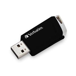 Verbatim Store 'n' Click USB flash drive 32 GB USB Type-A 3.2 Gen 1 (3.1 Gen 1) Black - Verbatim Store 'n' Click, 32 GB, USB Type-A, 3.2 Gen 1 (3.1 Gen 1), 80 MB/s, Slide, Black