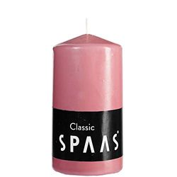 Spaas 12 Velas sin Perfume (60, 45 Horas), Color, Cera de parafina, Rubor Rosa, D 60 mm x H 150 mm