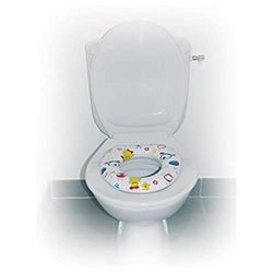 MSV 140425 Siege WC Souple pour Enfant PVC/Éponge Blanc 28,5 x 27 x 5,5 cm