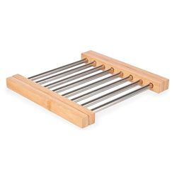 Salvamantel acero bambu extensible colección KINVARA