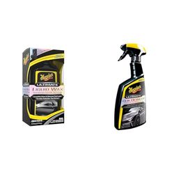 Meguiar's G210516EU Ultimate Liquid Wax 473ml, Incredible Gloss & Slickness That Lasts - Includes Ultimate Quik Detailer