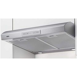 AEG DUB2621M - Campana extractora para empotrar (60 cm, acero inoxidable, máx. 81 m³/h, mín. 64 – máx. 68 dB (A) / D/teclas SoftTouch/acero inoxidable