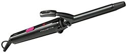 Rowenta CF2119 Ferro Arricciacapelli, 16 mm, Riccioli Solidi, Rivestimento in Ceramica, Calore Delicato, Punta Fredda, Cavo Girevole a 360°, Uso Sicuro, Nero/Rosso