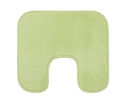 Gözze - Tappetino da Bagno Antiscivolo Premium, Con Incavo per WC, RIO, 100% Microfibra, Ideale per il WC grazie all'Incavo, 100% Microfibra, 50 x 45 cm - Limone