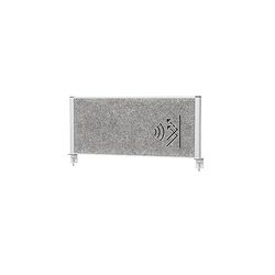 Maul Bordsskiljevägg Akustisk Maulconnecto 120 x 50 cm, Rumsavdelare För Skrivbord, På Kontor Och Praktik, Rumsavskiljare Med Klämfot, Perfekt Som insynsskydd Och Ljudisolering, Allergivänlig