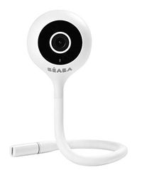 BÉABA, Babyfoon/videofoon, Babyfoon Zen Connect, Full HD Camera 1090p,walkie-talkie, Groot bereik, Mobiele aansluiting en wifi, slaapliedjes, flexibele steun