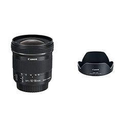 Canon Objectif EF-S 10-18 mm F/4,5-5,6 IS STM +Canon 9529B001 Pare-Soleil EW-73C - EF-S 10-18mm f/4,5-5,6 IS STM