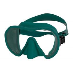 Masque de plongée apnée et Snorkeling Maxlux S Beuchat Bleu Vert