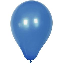 Ballonnen, D: 23 cm, donkerblauw, rond, 10 stuks