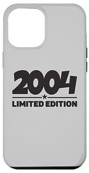 Custodia per iPhone 12 Pro Max 2004 Limited Edition 18 anni Teenager 18° compleanno