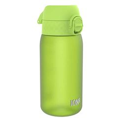 Ion8 Gourde Enfant, 350ml, Anti-Fuite, Facile à Ouvrir, Verrouillage Sécurisé, Lavable en Lave-Vaisselle, Sans BPA, Poignée de Transport, Facile à Nettoyer, Carbone Neutre, Vert