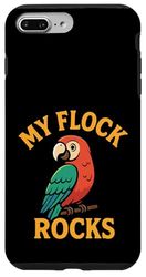 My Flock Rocks Cute Parrot Bird Lover Case for iPhone 7 Plus/8 Plus