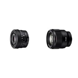 Sony SEL-50F25G - Obiettivo Full-Frame focale fissa 50mm F2.5, Premium Serie G, Mirrorless Attacco E, Nero & SEL-85F18 Obiettivo per ritratto a focale fissa 85mm F1.8 Full Frame adatto per serie A7