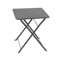 FORNOR MESA MET. PLEGABLE Java Antracita 40 x 40 x 45 cm