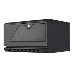 SilverStone Technology SST-CS381 v 1.2 - Case Storage ATX Midi Tower Computer Case, Interior Black, Supports 8X 3.5 or 2.5 Inch Hot-Swap Hard Drive Trays, Front Door Lockable, Black