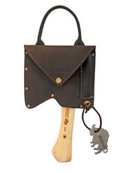 Bison 1879 Set de haches de Trekking - avec Un équipement utile (Briquet + Pierre à aiguiser Duo) pour Les déplacements