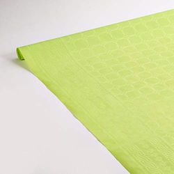 LE NAPPAGE ARTS DE LA TABLE Nappe en Papier damassé Vert Anis - 1,18x6m