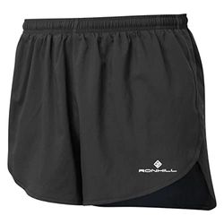 Ronhill Pantaloncini Core Racer, Nero/Bianco Brillante, S Uomo