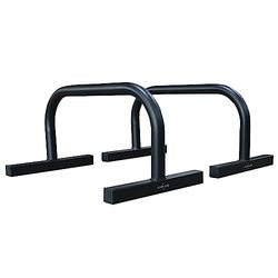 TITAN LIFE Unisex - Volwassenen Pro Paralettes, 2 stuks, zwart, één maat