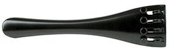 Wittner 917151 Cello Tailpiece Standard 1/4-1/8, 4 Fine Tuners, Black Screws