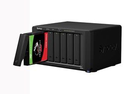 Synology DS1621 4 GB NAS 18 TB (6 x 3 TB) IronWolf, gemonteerd en getest met SE DSM geïnstalleerd