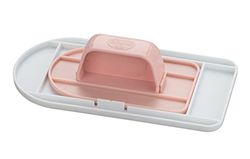 DR. OETKER 1040 Classic 2 Pezzi, Set Piastra per Fondente, Plastica, Bianco, 16 x 8 x 3 cm, Acciaio Inossidabile, 16 x 8 x 3 cm