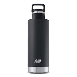 Esbit isoleringsflaska Sculptor | rostfritt stål | BPA-fri | svart, silver, grön | 0,75, 1L | Vatten, sport, utomhus, fiske