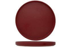 Cosy & Trendy Set 6 piatti da dessert in gres tower, lampone, D21 x H 2 cm, impilabili