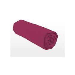 Home Linge Passion Drap Housse Fuchsia 140x190 +25 cm 100% Coton 57 Fils (Label Oeko-Tex)