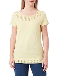 TOM TAILOR Dames T-shirt met detail 1032133, 29491 - Emerald Glade Green, M