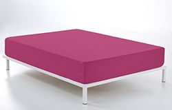 Bajera verstelbare fuchsia - cama de 180 (28 cm hoog) - 50% algodón / 50% polyester - 144 Hilos, Gramage: 115
