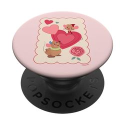 Disney Princess Valentine’s Day Cinderella Jaq & Gus Hearts PopSockets PopGrip Interchangeable