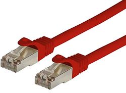 Techly ICOC CCA6F-100-RE - nätverkskabel (10 m, Cat6, F/UTP (FTP), RJ-45, RJ-45, röd)