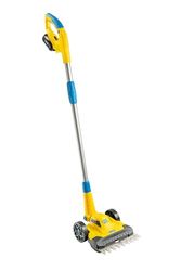 GLORIA Tagliaerba e bordatore a batteria FineCut 18V Set- Complemento per robot tosaerba | Larghezza di taglio 25cm | Impugnatura inclinabile | Incl. batteria BOSCH 18V/2,5 Ah POWER FOR ALL