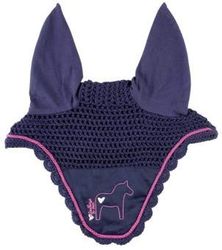 PFIFF 102392 Soulhorse - Capucha para Moscas, diseño de Caballo, Color Azul Oscuro