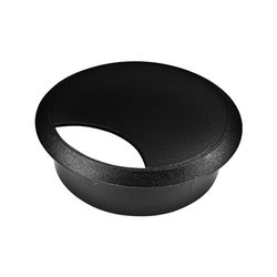 cyclingcolors pasacables 68mm plástico tapa redondo escritorio mesa mueble (negro)
