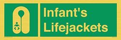 Infant's Lifejackets Sign - 600x200mm - L62