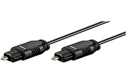 Goobay AVK 216 – 150 1,5 m Toslink Toslink zwart LWL-kabel – glasvezelkabel van 1,5 m, Toslink, Toslink, Zwart)