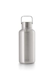 EQUA Tijdloze roestvrijstalen herbruikbare waterfles, 600ml, lekvrij, BPA-vrij, staal