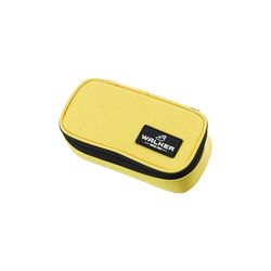 Walker 49257-250 - Lifestyle Pencil Box Butter, etui met ruim hoofdvak en dubbelzijdige verdeler met 20 potloodvakken, water- en vuilafstotend, 21 x 10 x 6 cm