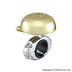 CatEye OH-2200 Yamabiko Brass Bell: Gold