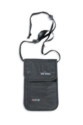 Tatonka Skin Neck Pouch RFID B Black com gola redonda, adultos unissexo, 19 x 13 x 1 cm